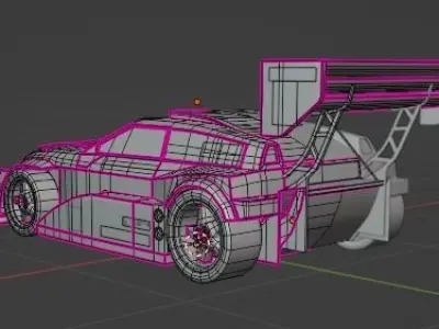 Suzuki Escudo Pikes Peak  Low-poly 3D model