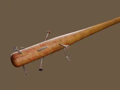 Baseball bat 3D model