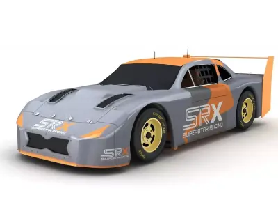 SRX 2022 Superstar Racing Experience Series Race Car Low-poly 3D model