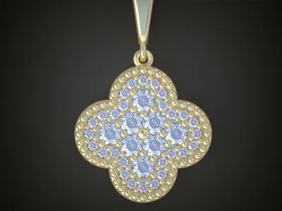 Pendant 3D model 0065 printable model 3D print model