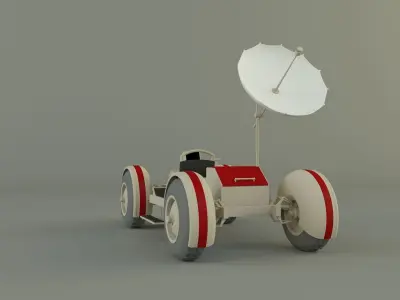 moon vehicle model 3D model