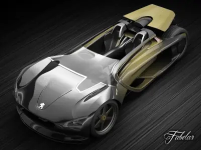 Peugeot EX-1 3D model