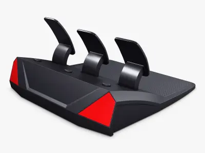Game Simulator Car Pedals M 1 3D model