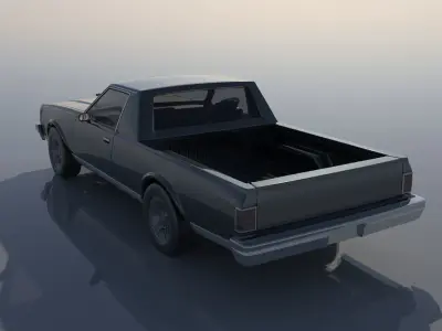 Chevrolet Caprice Pickup 1977  3D print model