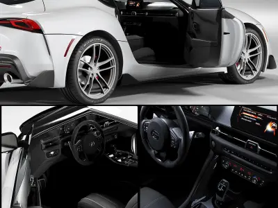 Toyota Supra GR 2020 3D model