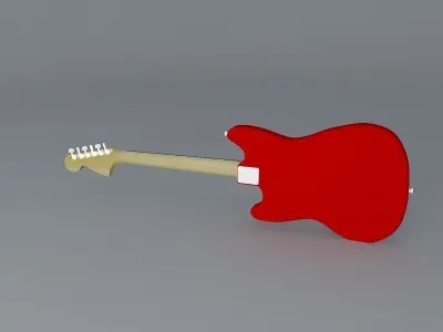 1964 Fender Mustang guitar Free 3D model