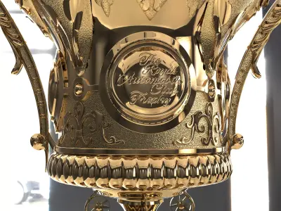 Formula1 British GP Royal Automobile Club trophy- PBR- Printable 3D model