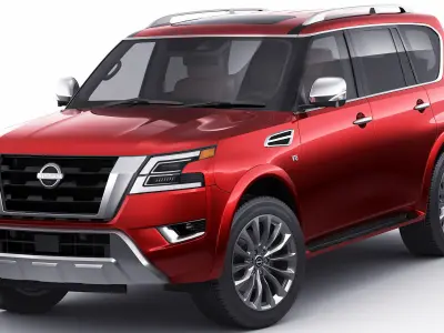 Nissan Armada 2021 3D model