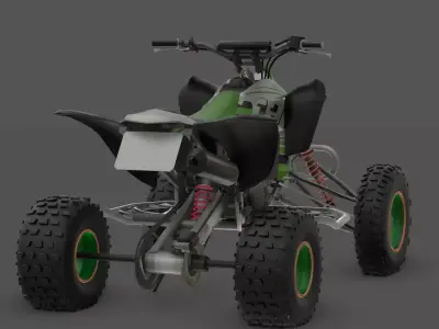 Shima 450  Performance Racing Motorcycle 3D Model Free low-poly 3D model