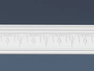 Decorative Crown Molding 3D model 13