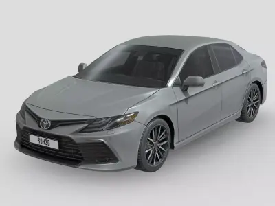 Toyota Camry LE Hybrid 2023 Low-poly 3D model
