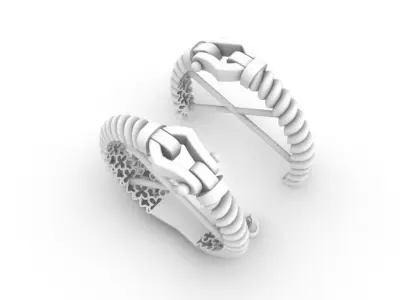 Rings 3D print model 17