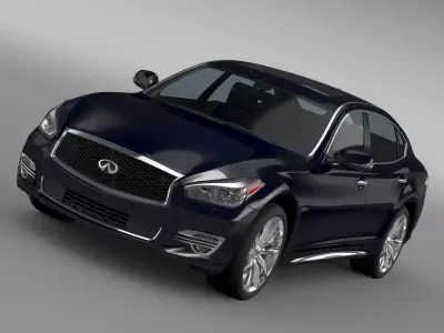 Infiniti Q70 Hybrid L  Y51 2017 3D model