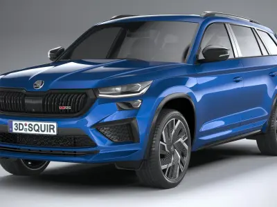 Skoda Kodiaq RS 2022 3D model