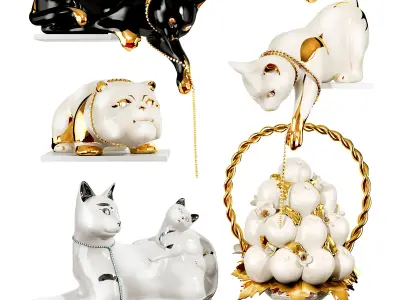 Collection Decoration sets Vol 05 3D model