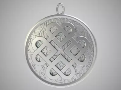 Celtic Knot Necklace 3D print model