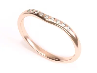 Elsa Peretti wedding band ring2 3D print model