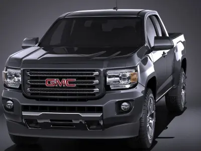 GMC Canyon 2015 VRAY 3D model