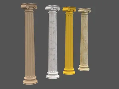 Corinthian Column 3d Model 09 3D model