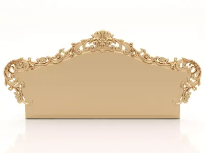 Bed Ornament Frame 1 - For CNC and Interior 3D model purchase