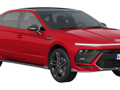 Hyundai Sonata N-Line 2024 3D model