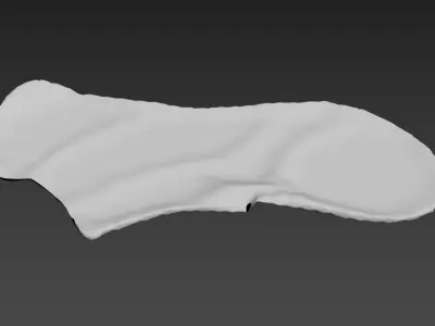 socks calcetin calcetines foot footwear wear feet cloth unisex 3D model