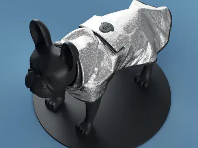 Mondog Cape Poldo Dog Couture v2 3D model