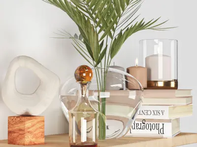 Decorative set 02 3D model