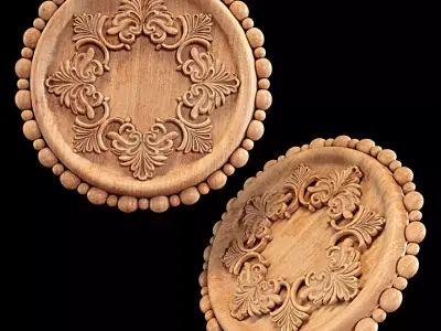 Ceiling Medallion 08 3D model