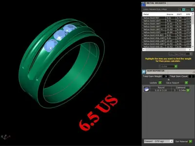 Luxury Men Rings Designs 4MR072 3D print model