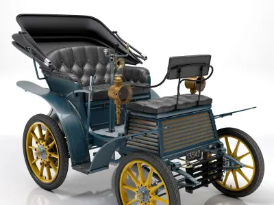 Fiat 3-5 HP 1899 3D model