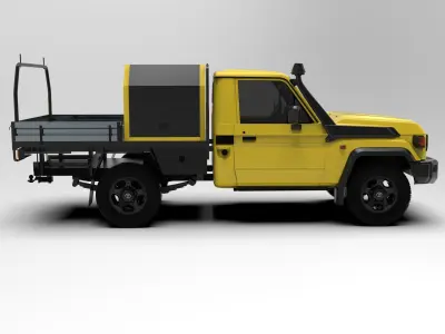 Toyota Land Cruiser J79 Single Cab 2024 edition 3D model