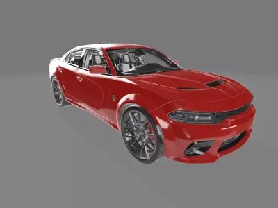 Charger SRT Hellcat 2023 3D model