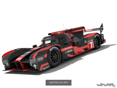 Audi R18 Prototypes 3D Model Collection