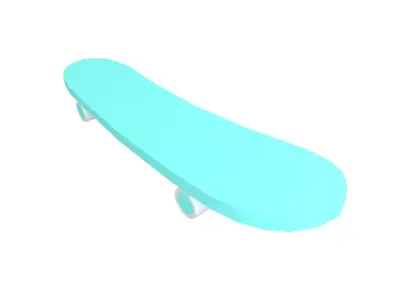 Skateboard v1 006 Low-poly 3D model