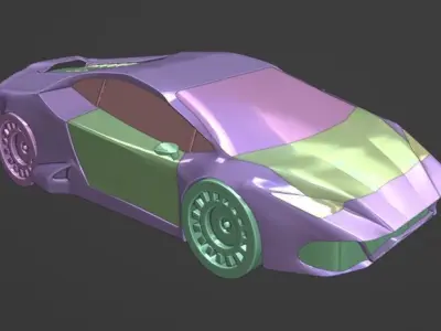 Lamborghini 3D Model 3D model