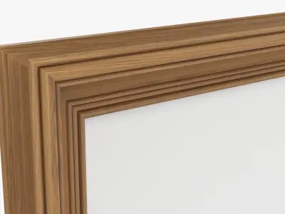 Frame square with picture 01 3D model