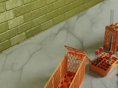 3D Print Ready Laboratory Cage and Round Test Tube Racks  3D print model