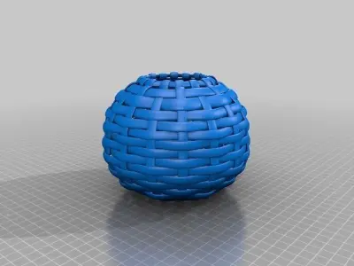 Woven Bowl Free 3D print model