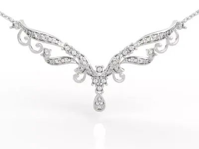 Wing Necklace 3D print model