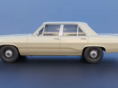 Plymouth Valiant 4 Door 1970 3D print model