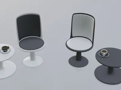 Cylinder chair Free 3D model purchase
