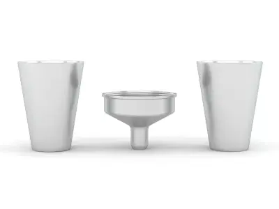 Personalized Flask Set 3D model