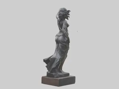 The Unchained Woman statue model 3D model