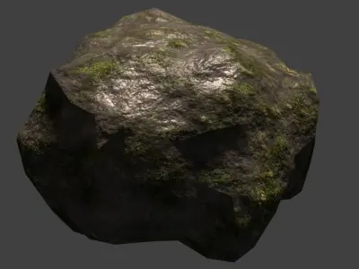 HD Rocks with Textures Free 3D model