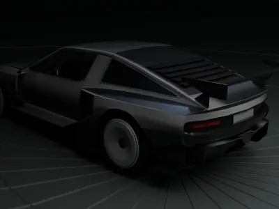 Hyundai N Vision 7 Low-poly 3D model