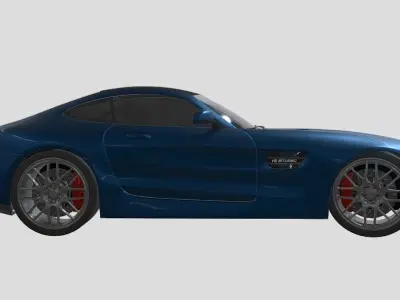 Mercedez-Benz-amg-gt-2015 3D model