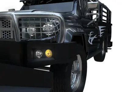 Toyota shadow theme low poly and high poly 3D model