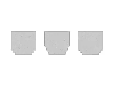 Stacked Corbel and Bar Bracket 3D print model