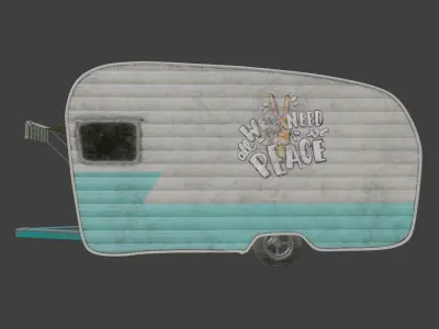 Camper Trailer 3D model